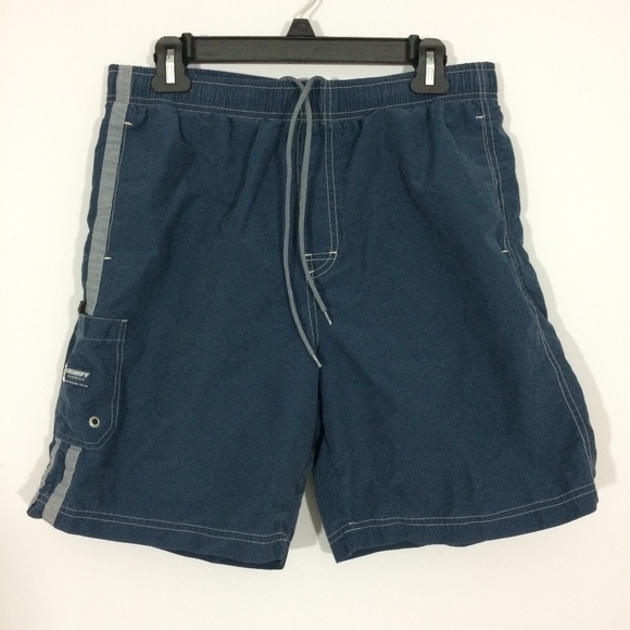 Old Navy Other - Old Navy Mens M Navy Blue Swim Suit Trunks Shorts